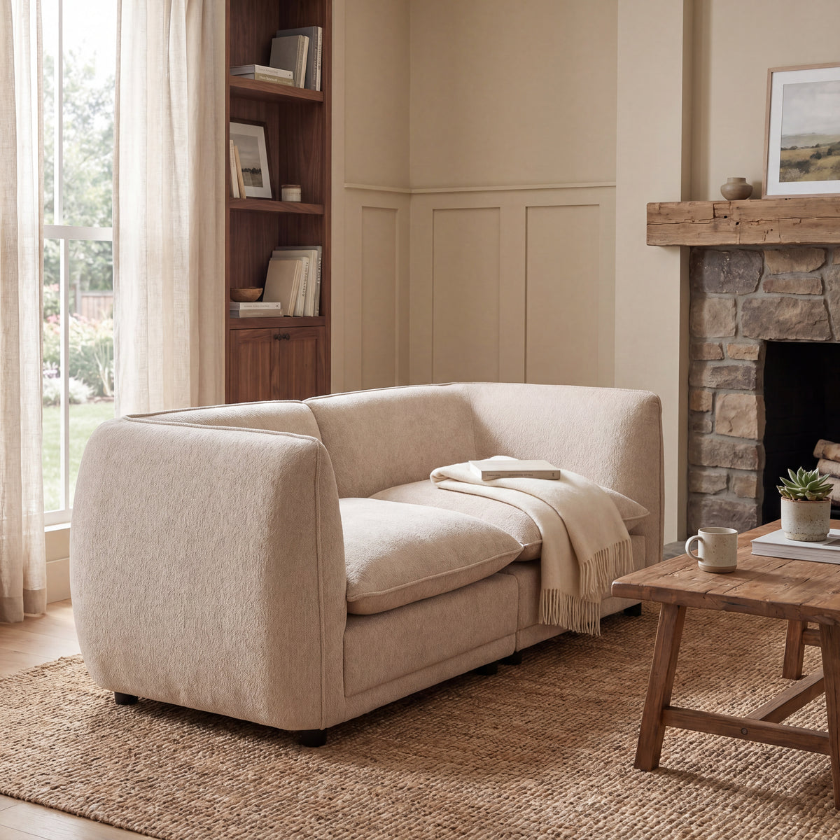 Arden Modular Chenille Sofa