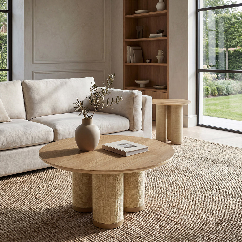 Drift Round Coffee Table Set