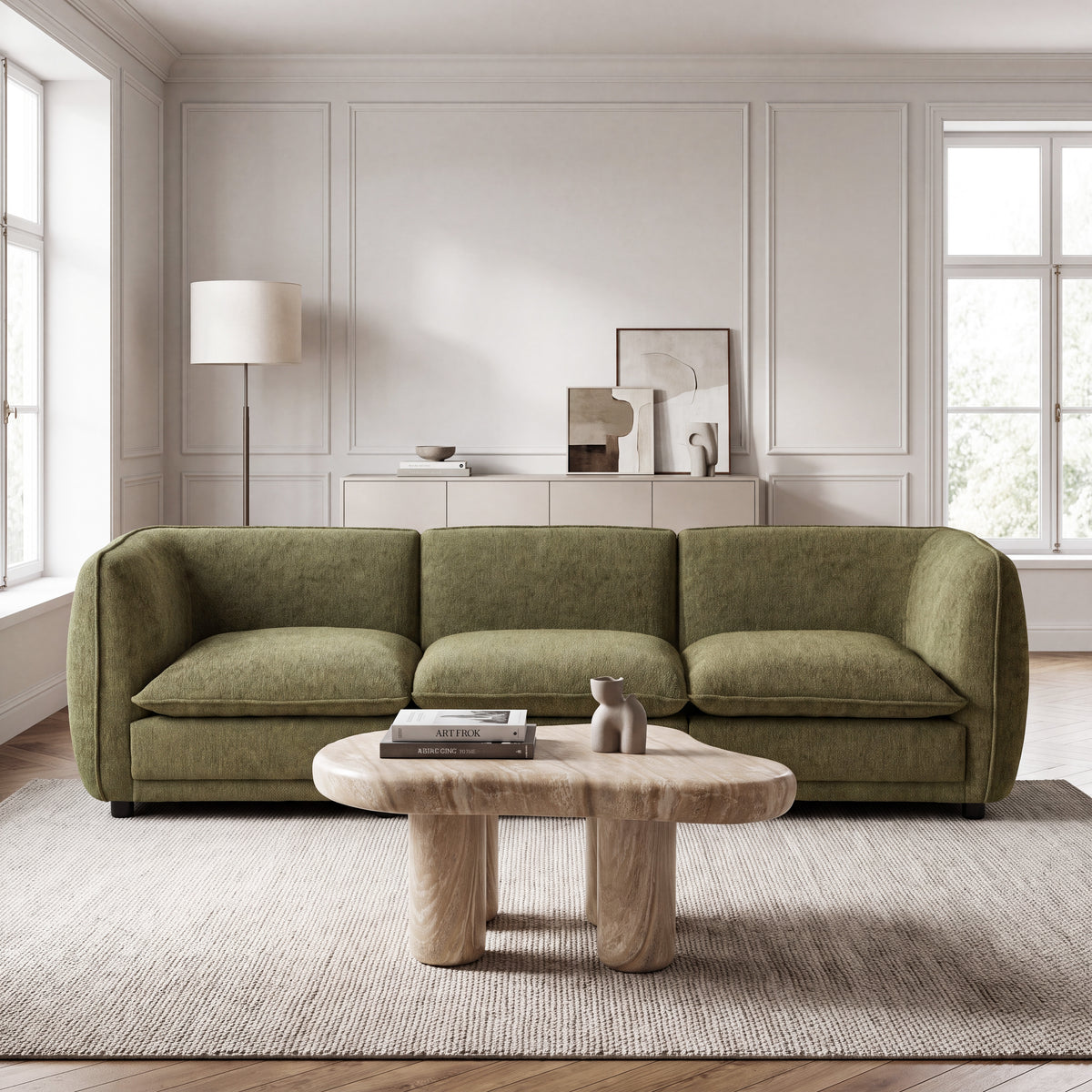 Arden Modular Chenille Sofa