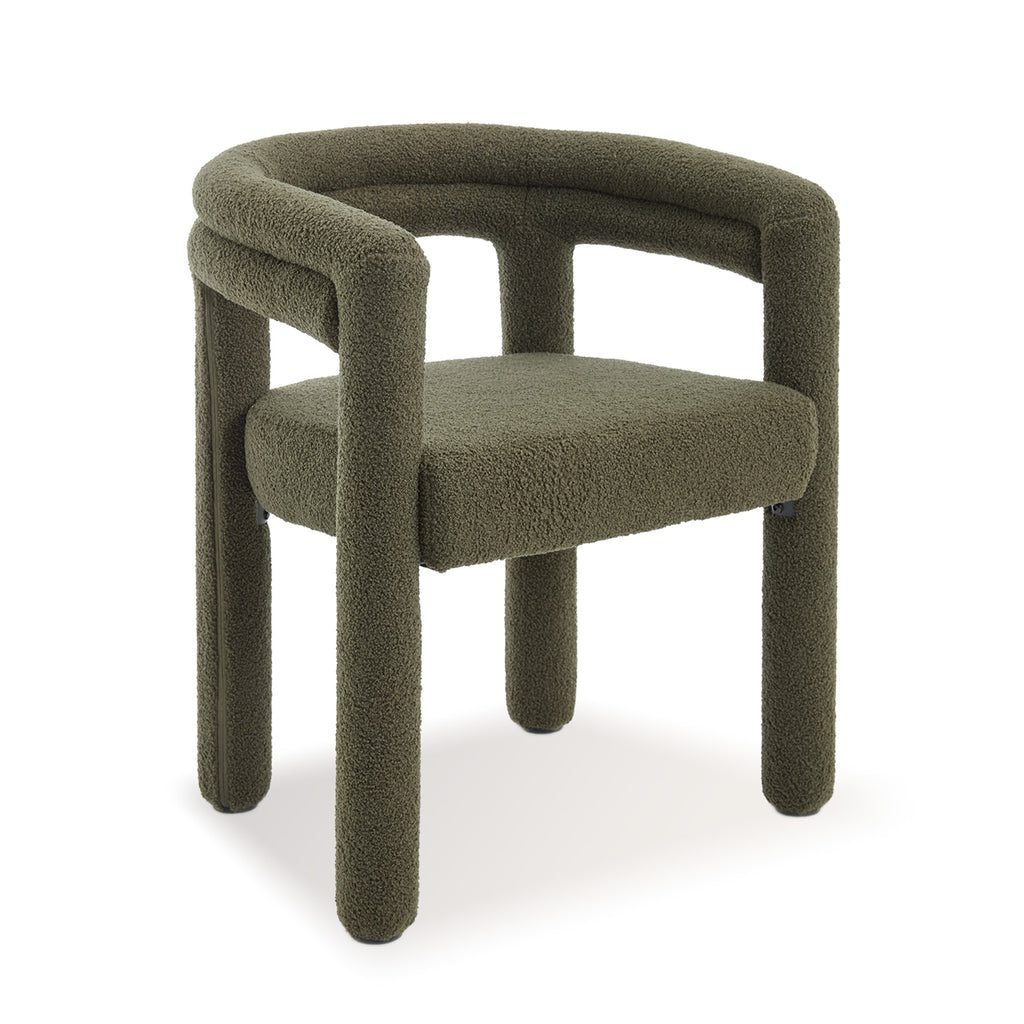 Lara Dining Chair Upholstered Armchair with Back
