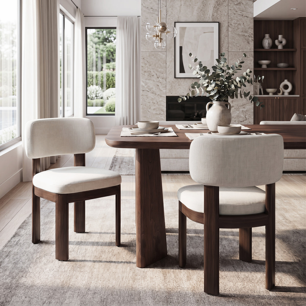 Sophie Wood Dining Chairs (Set of 2)