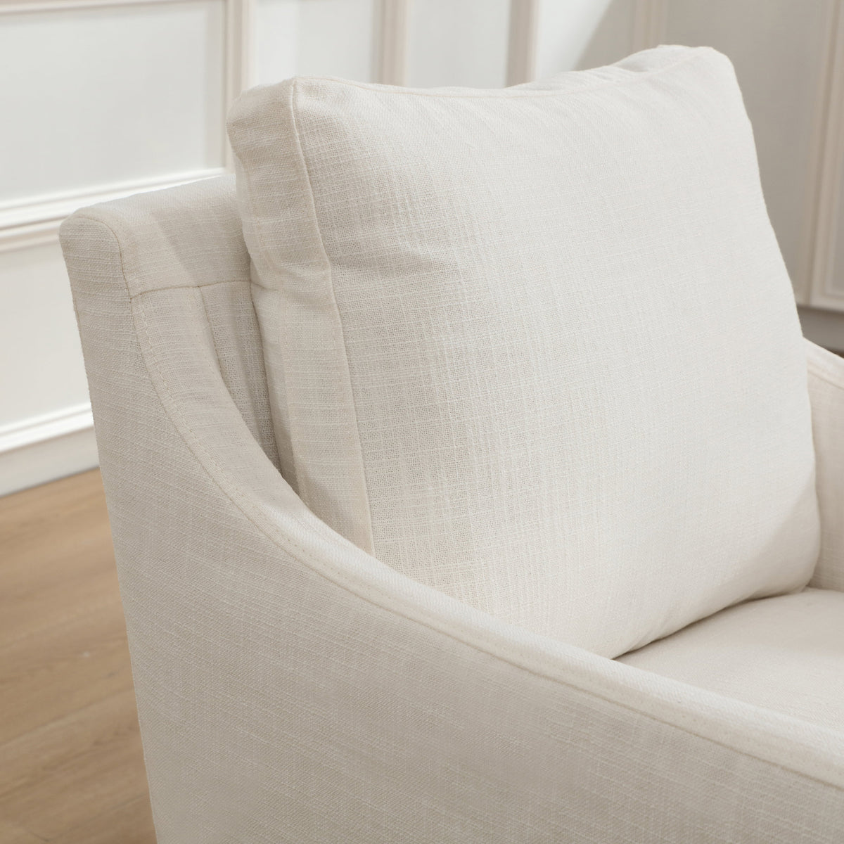Hank Modern Upholstered Dining Chairs with Arms
