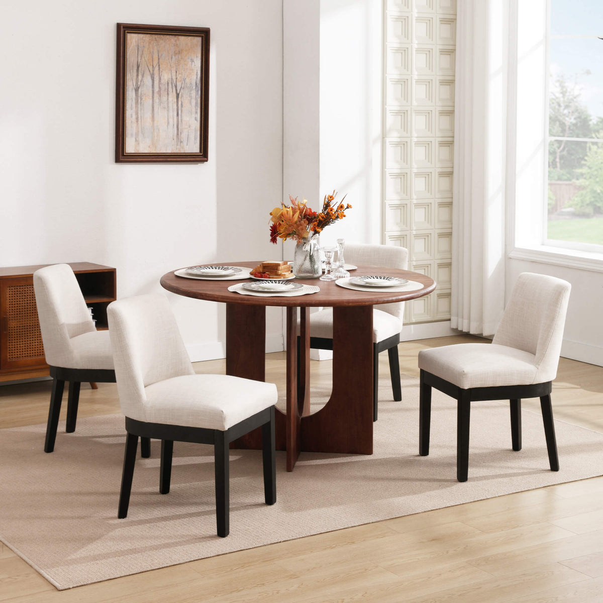 Milla Upholstered Dining Chairs (Set of 2)