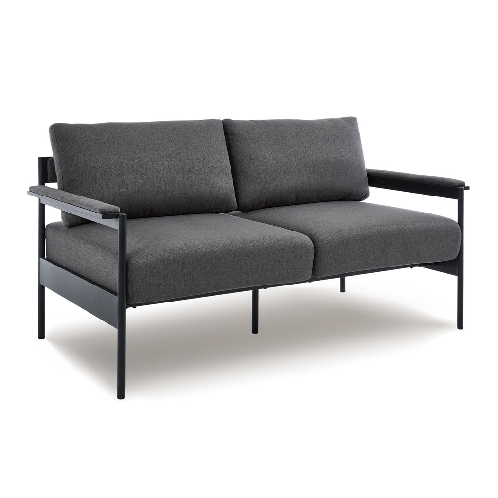 William Mid-Century Modern Loveseat