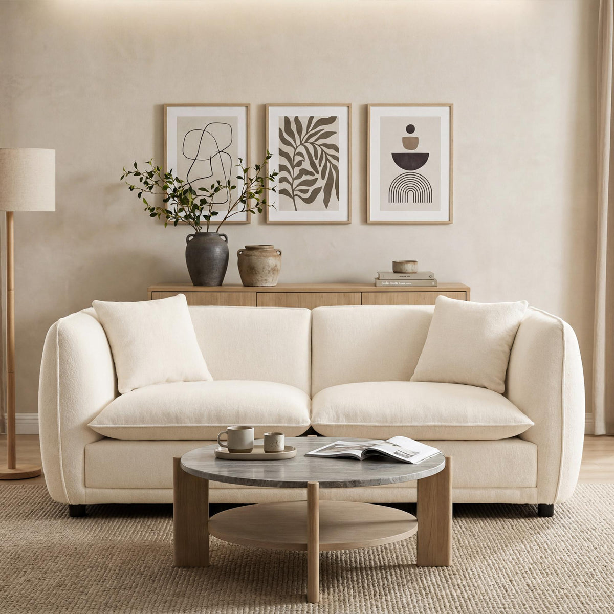 Arden Modular Chenille Sofa