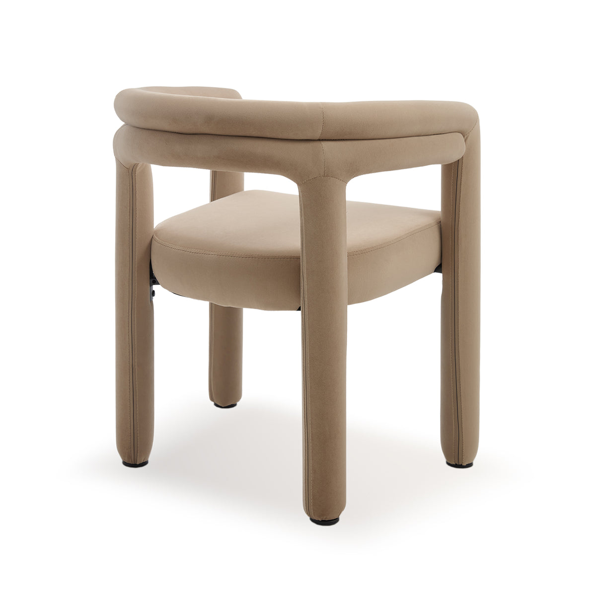 Lara Dining Chair Upholstered Armchair with Back