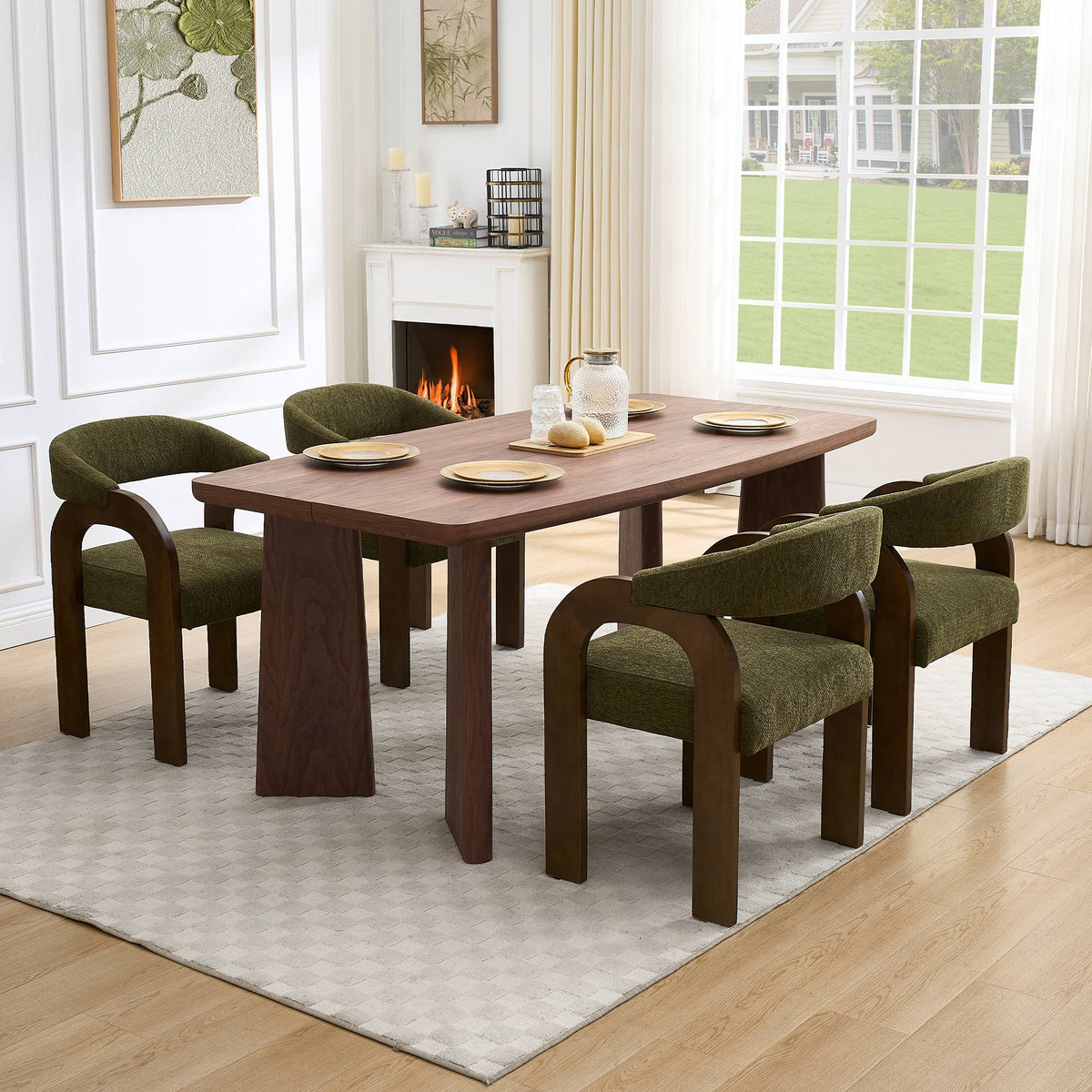 Clara Upholstered Dining Chairs (Set of 2)