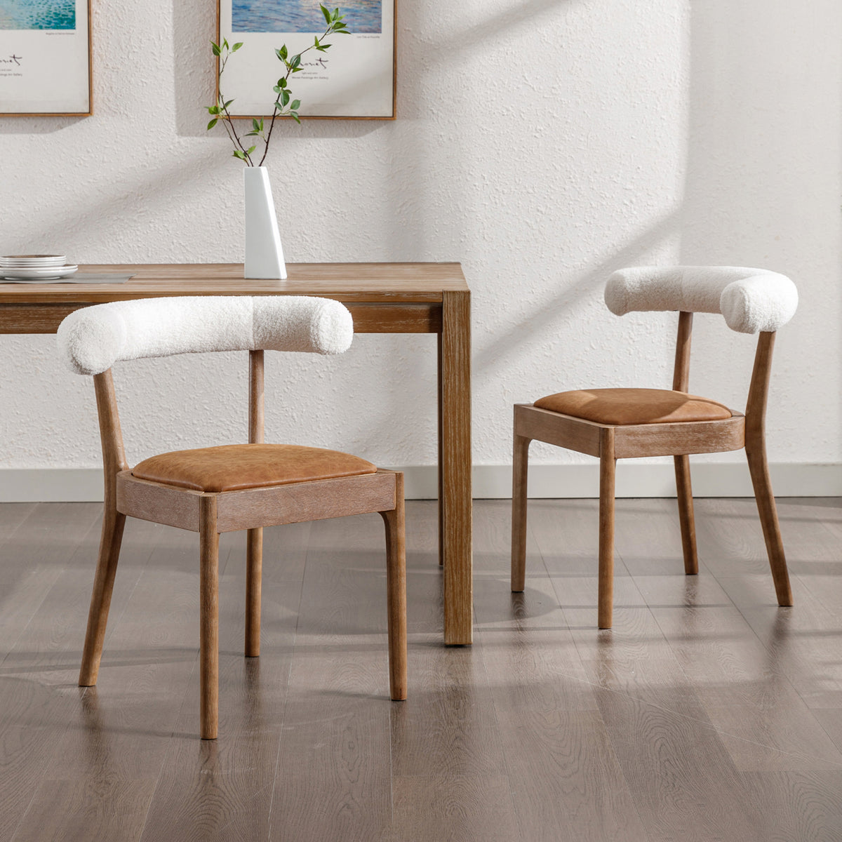 Taylor Modern Rustic Dining Chairs (Set of 2)