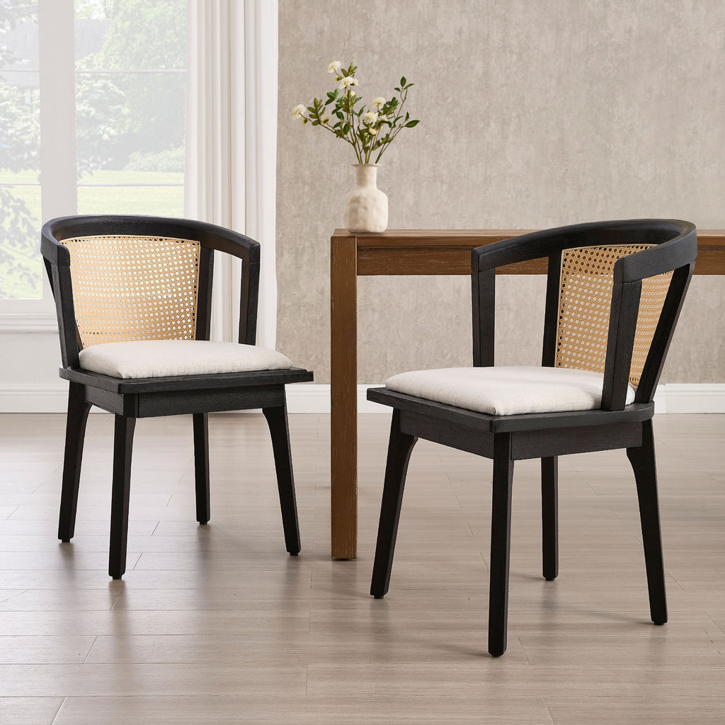 Emma Farmhouse Dining Chairs (Set of 2)