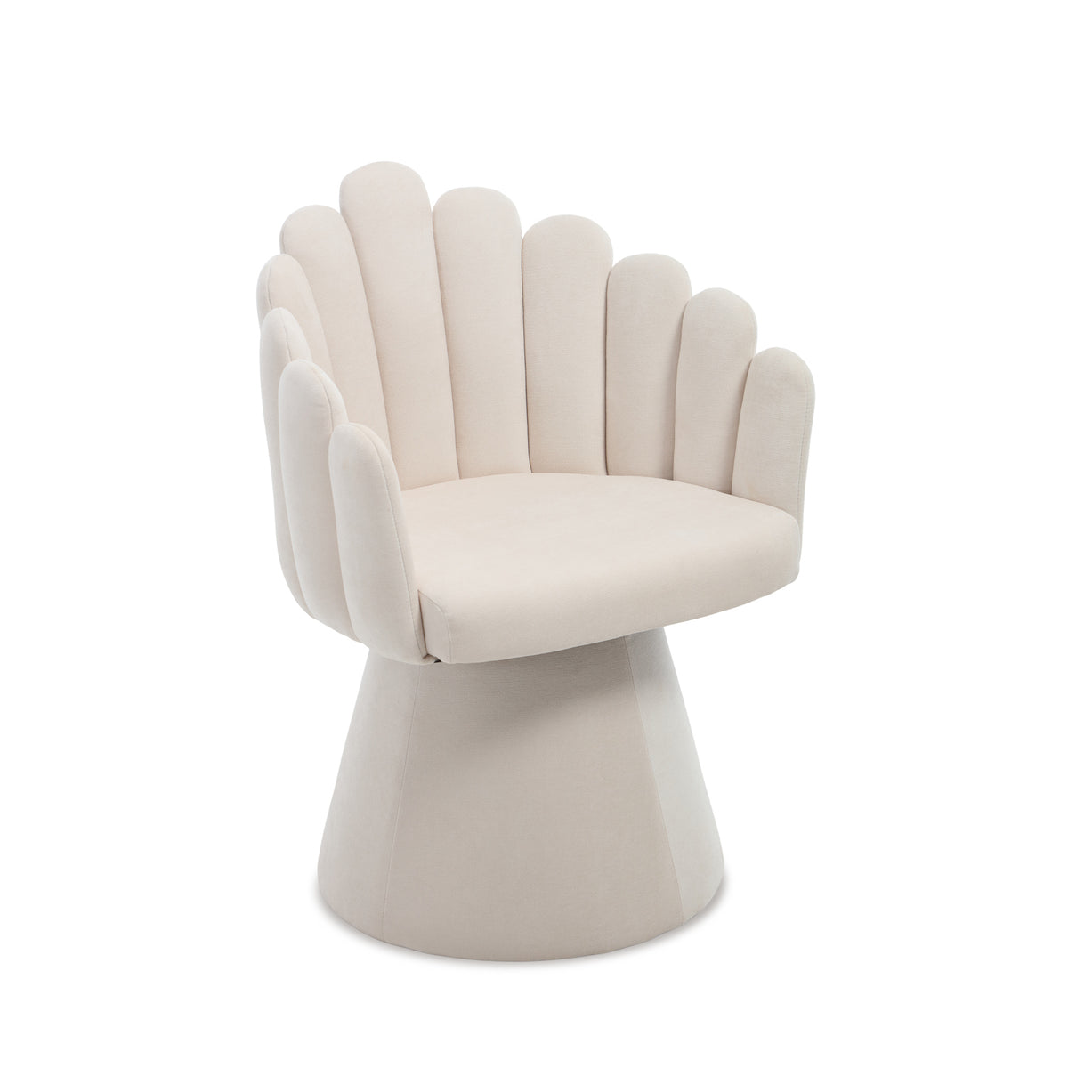 Winnie Chenille Swivel Chair