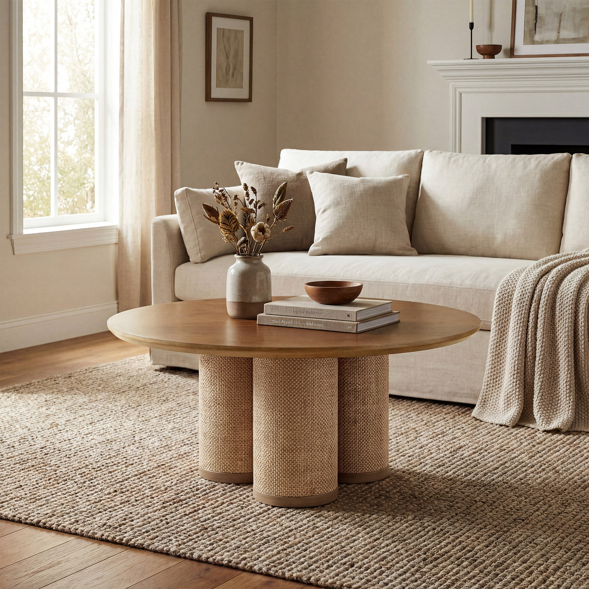 Drift Round Coffee Table Set