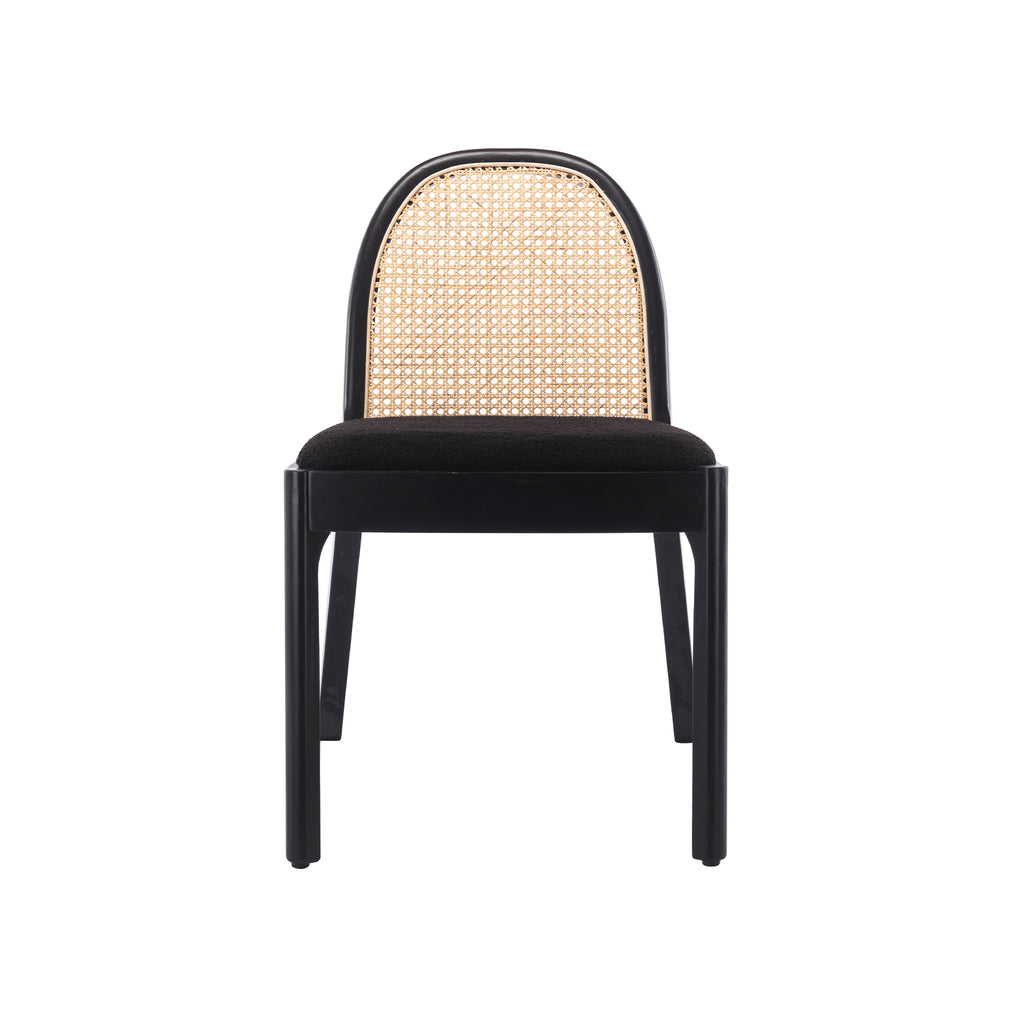 Luna Rattan Dining Chairs (Set of 4)