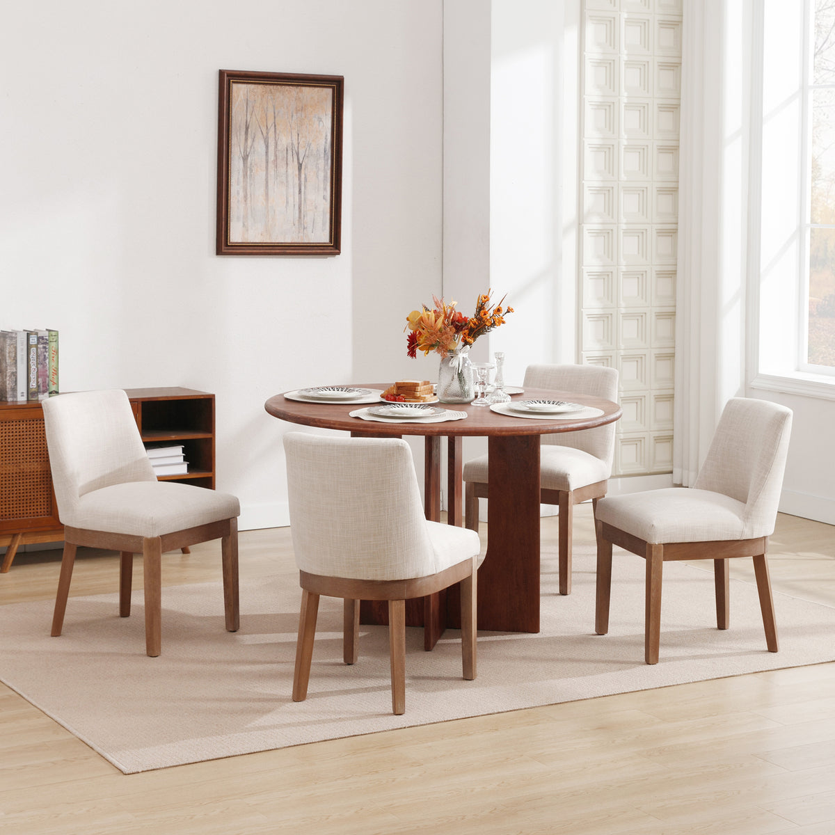 Milla Upholstered Dining Chairs (Set of 2)