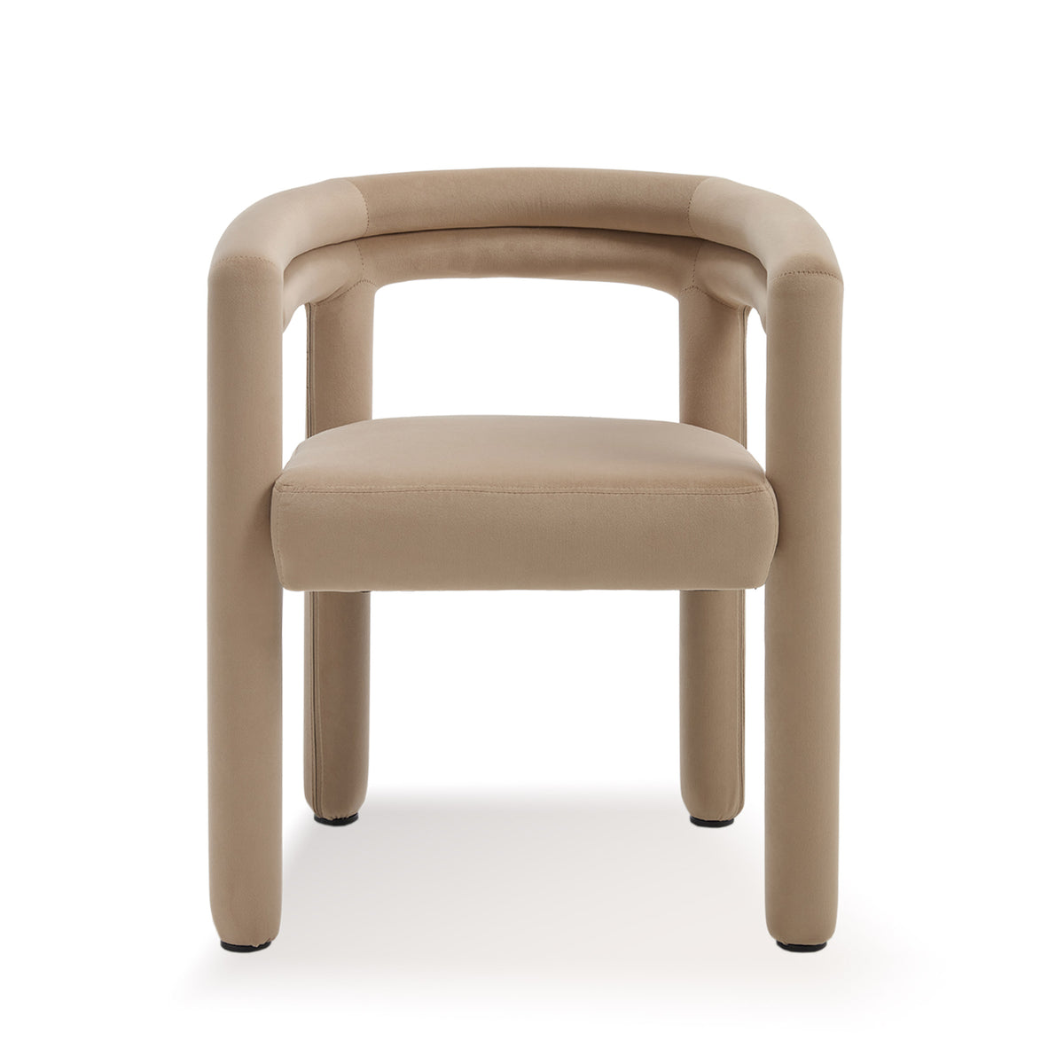 Lara Dining Chair Upholstered Armchair with Back