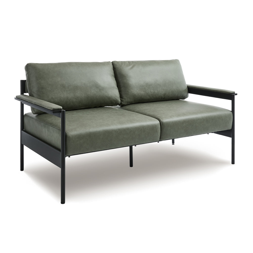 William Mid-Century Modern Loveseat
