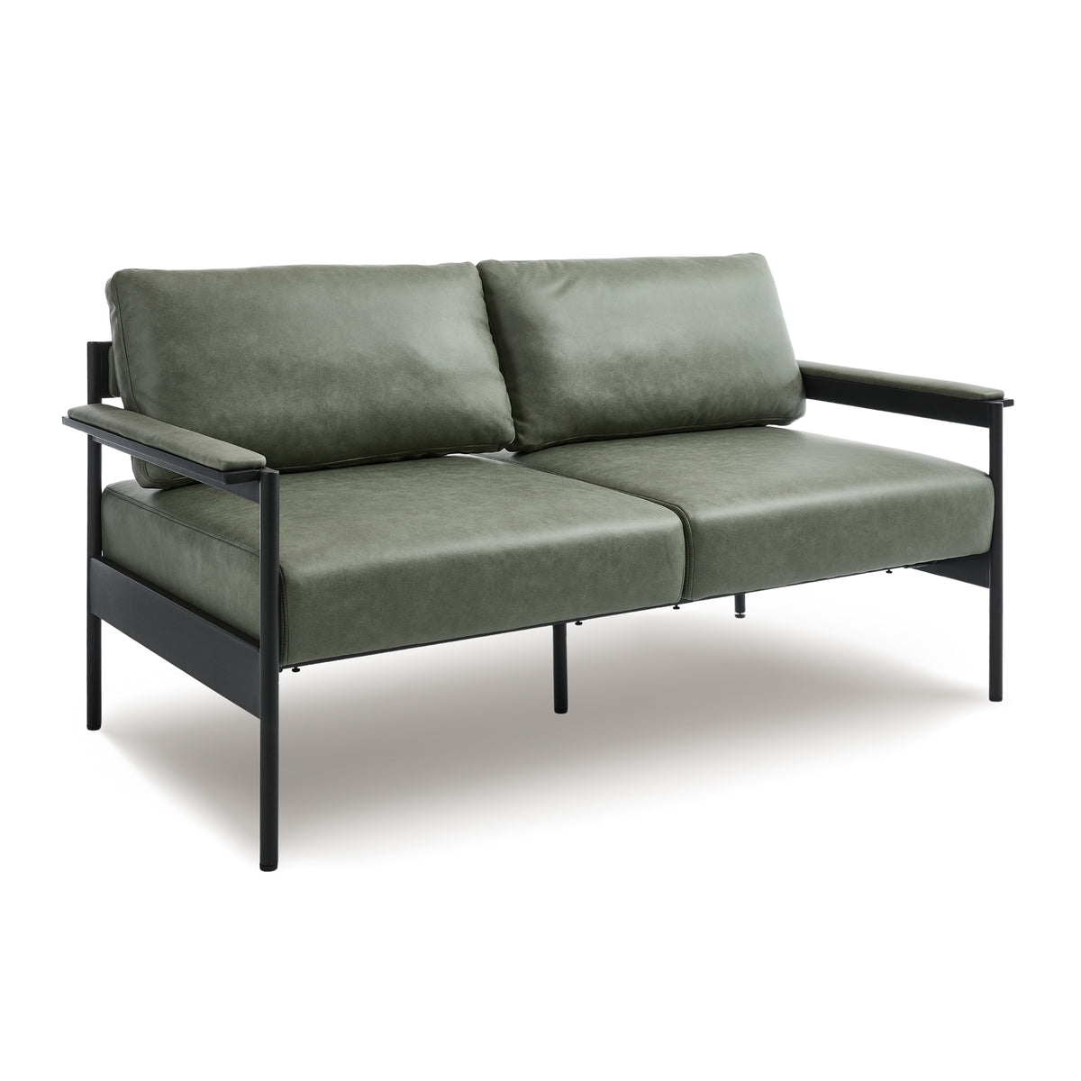William Mid-Century Modern Loveseat