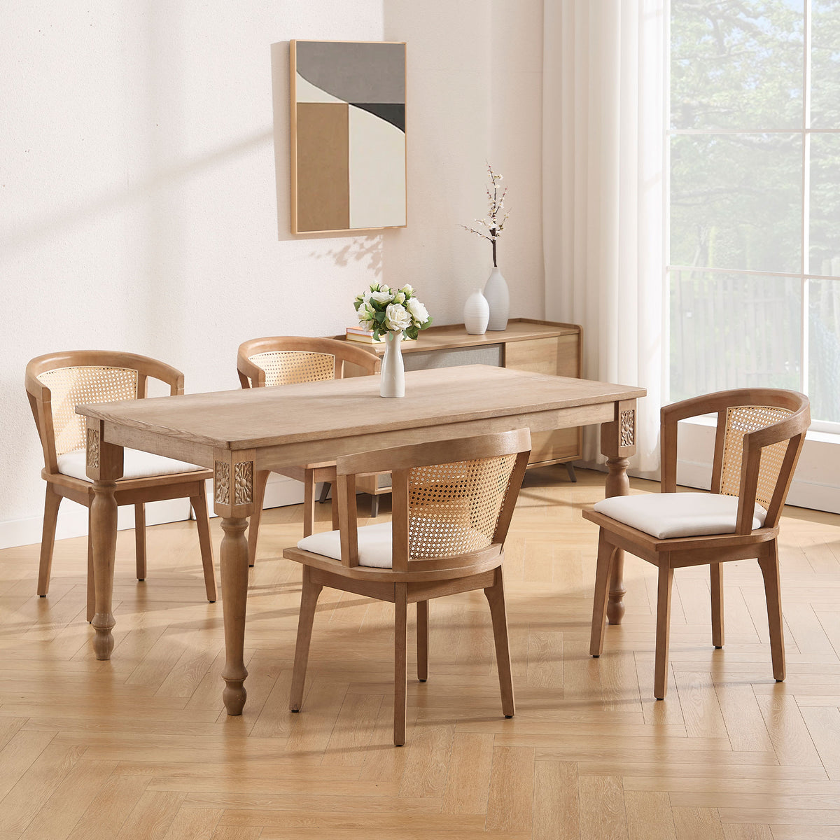 Emma Farmhouse Dining Chairs (Set of 2)