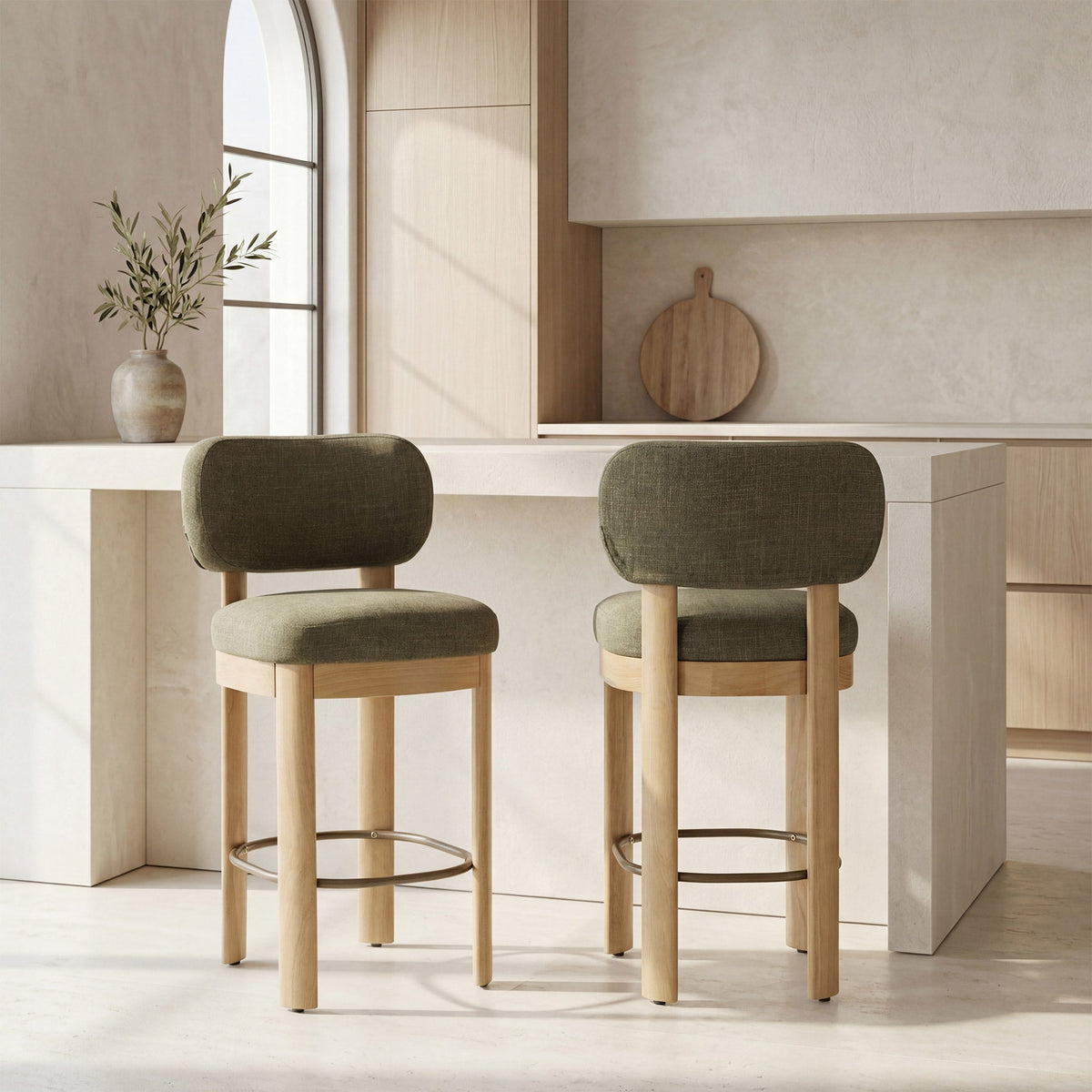 Sophie Counter Stool — green