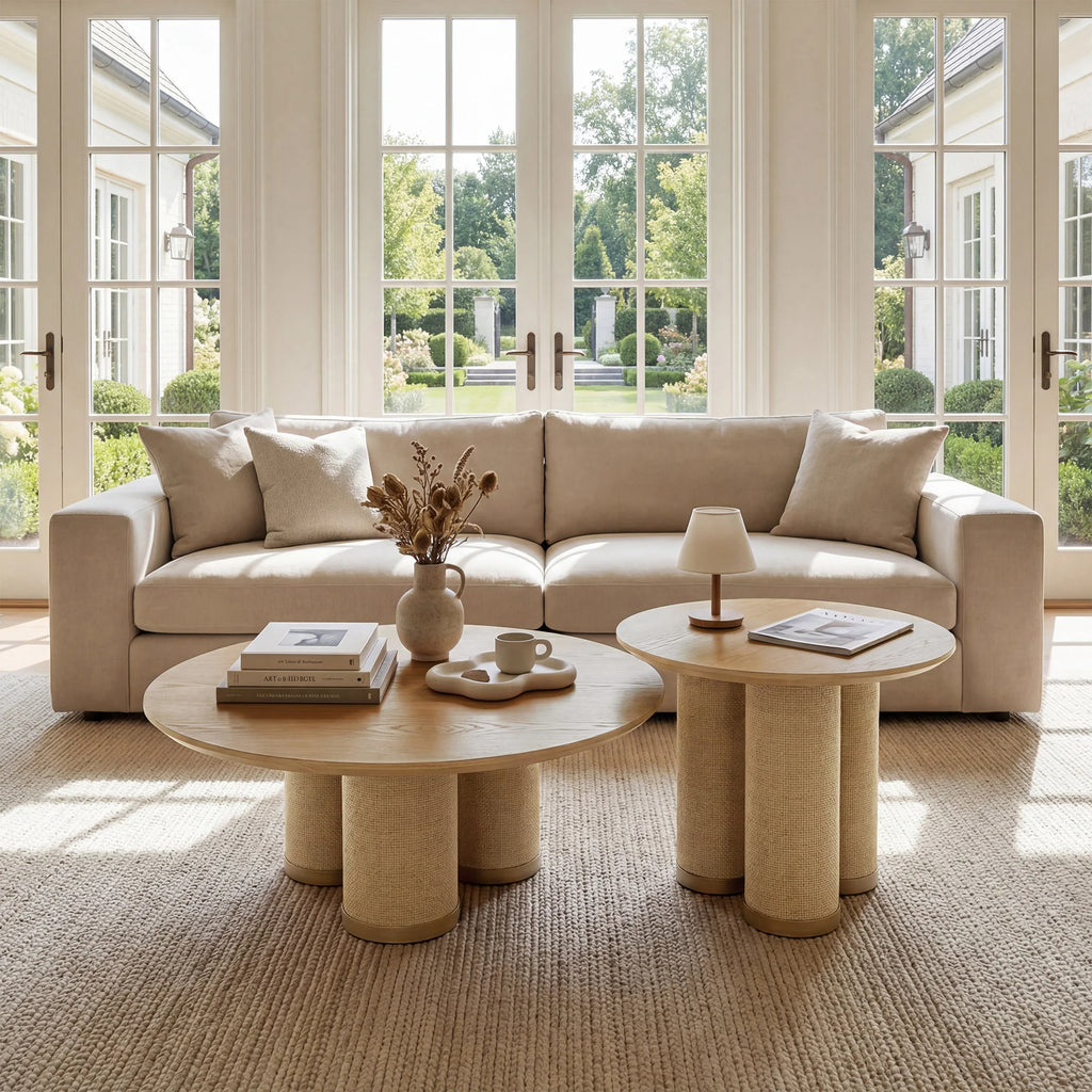 Drift Round Coffee Table Set