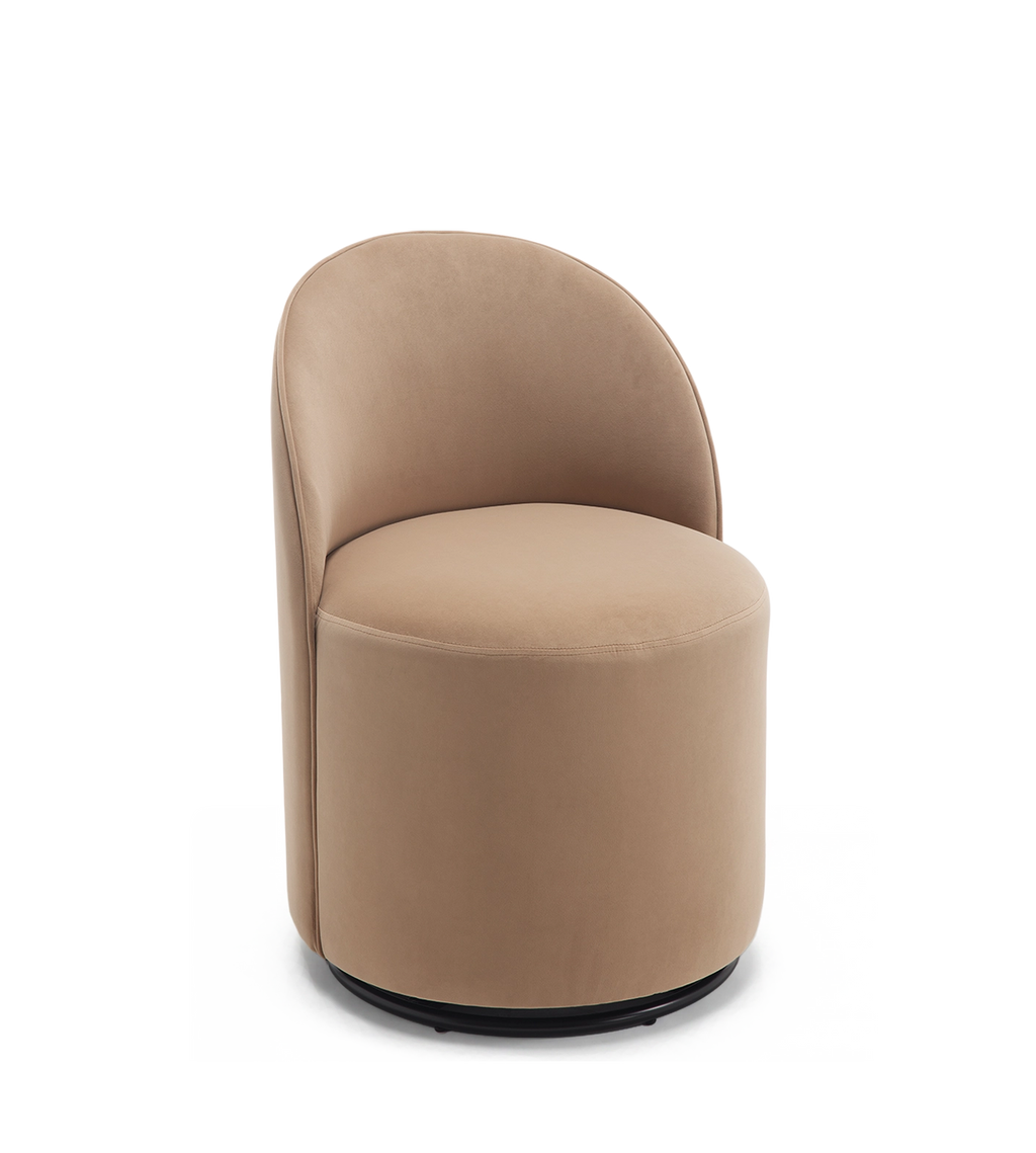 Ryan Modern Upholstered Swivel Dining Chair