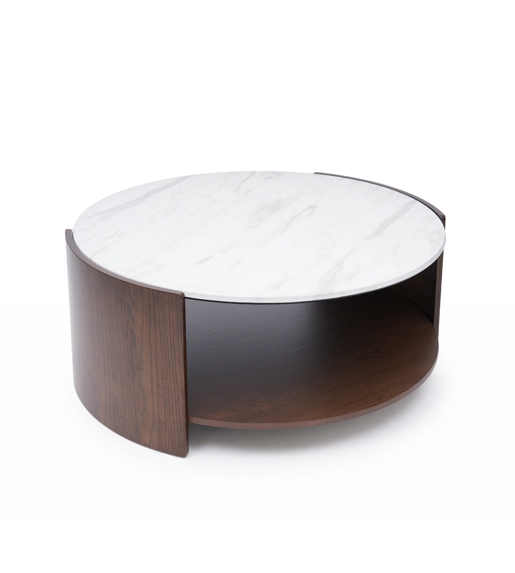 Gia Cultured Marble Coffee Table