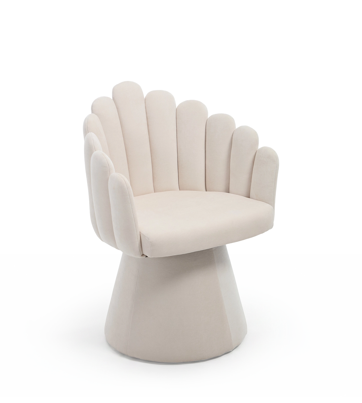 Winnie Chenille Swivel Chair