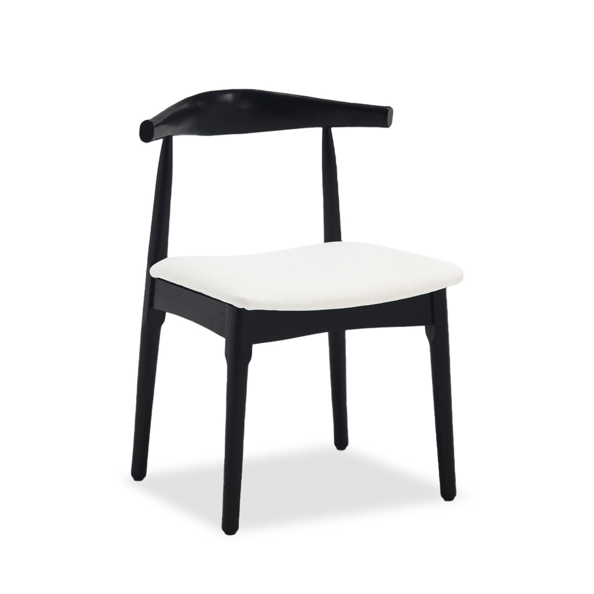 Nolan Modern Dining Chairs with Solid Wood Legs (Set of 2)
