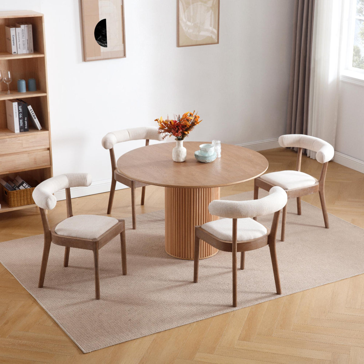 Taylor Modern Rustic Dining Chairs (Set of 2)