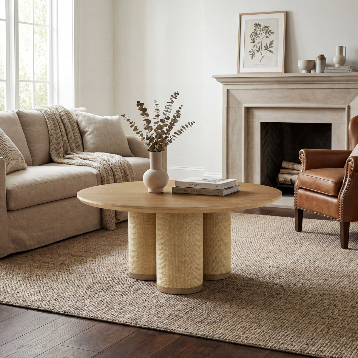 Drift Round Coffee Table Set