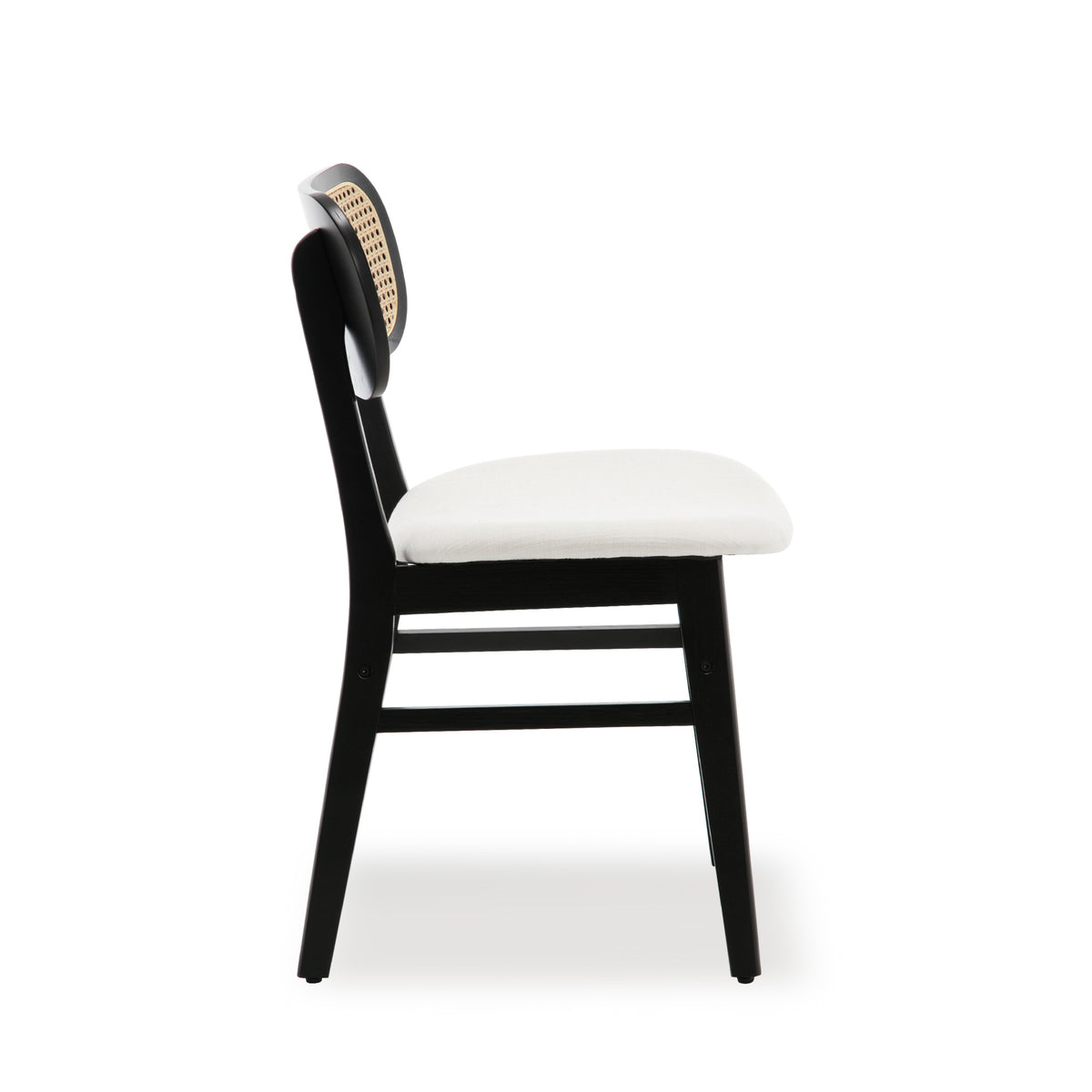 Eric Mid-Century Modern Cane Dining Chairs (Set of 2)