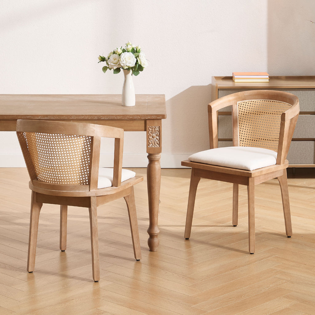 Emma Farmhouse Dining Chairs (Set of 2)