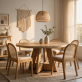Fabi 47 Round Table + 6 Luna Chairs