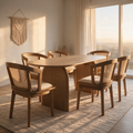 Fran 71" Dining Table + 4 Emma Chairs