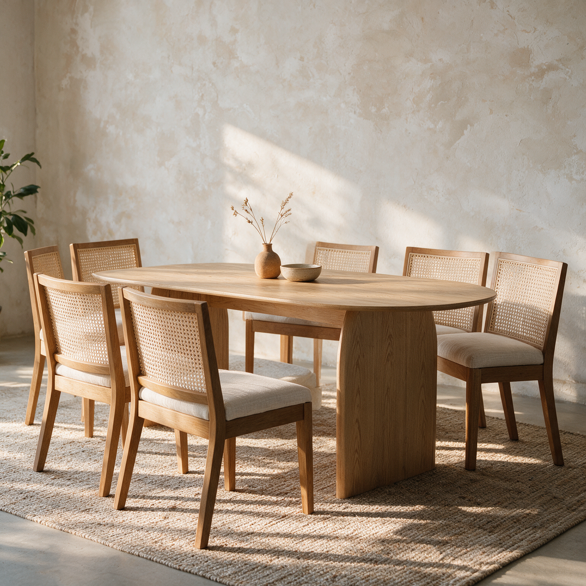 Fran 71" Dining Table + 4 Kristen Chairs