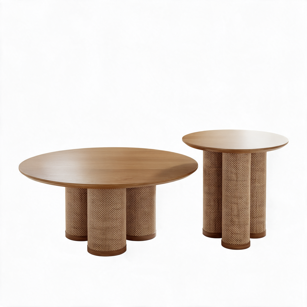 Drift Round Coffee Table Set