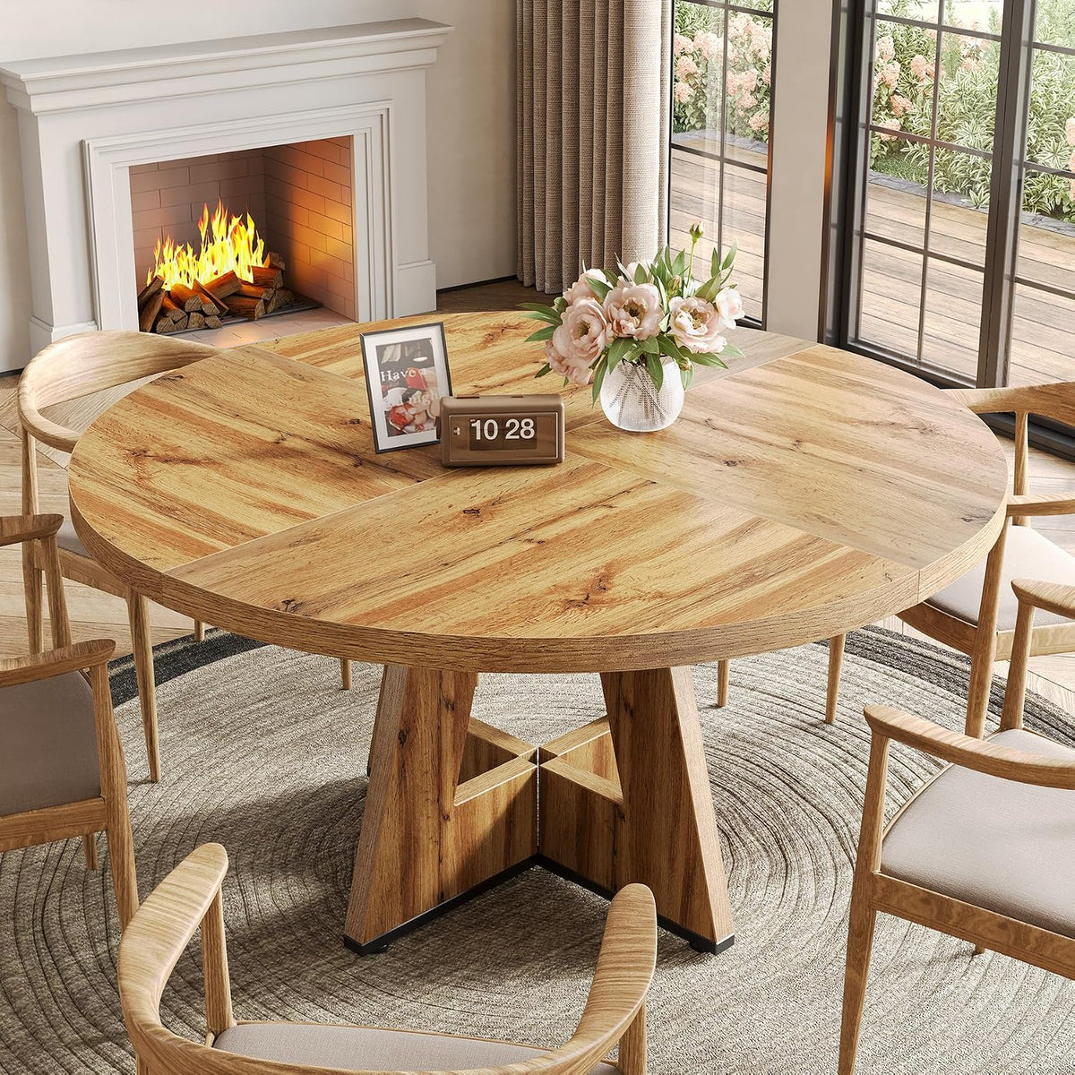 Fabi 47" Round Dining Table
